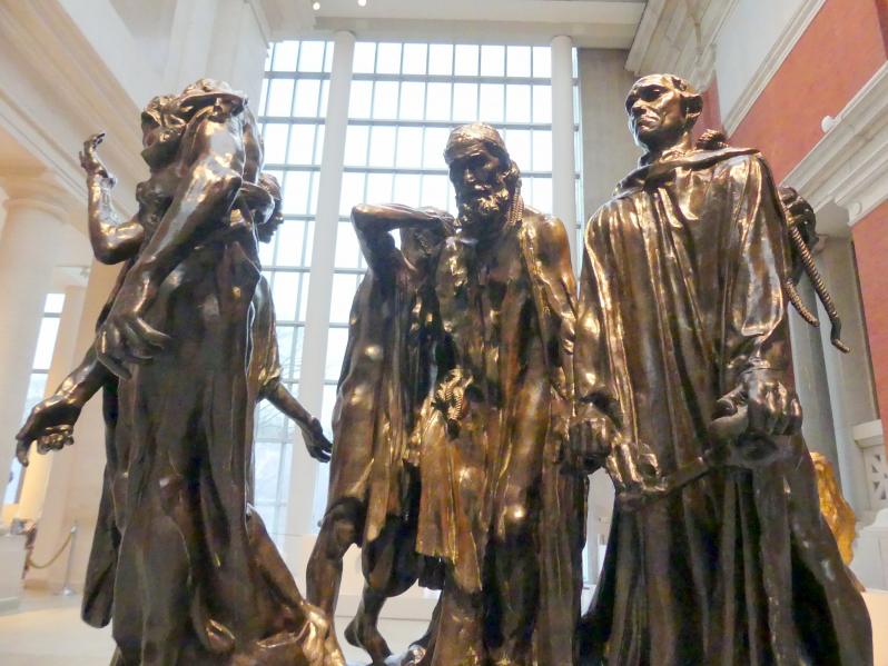 Auguste Rodin (1863–1917), Die Bürger von Calais, New York, Metropolitan Museum of Art (Met), Saal 548, 1884–1895, Bild 3/8