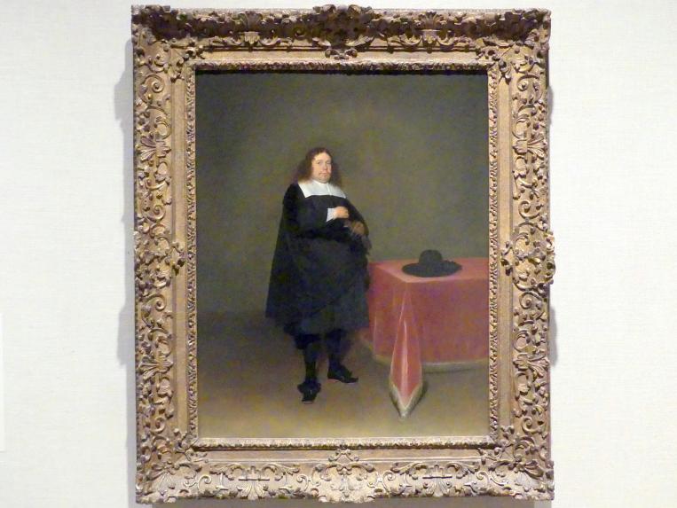 Gerard ter Borch (1635–1675), Bürgermeister Jan van Duren (1613-1678), New York, Metropolitan Museum of Art (Met), Saal 964, um 1666–1667, Bild 1/2