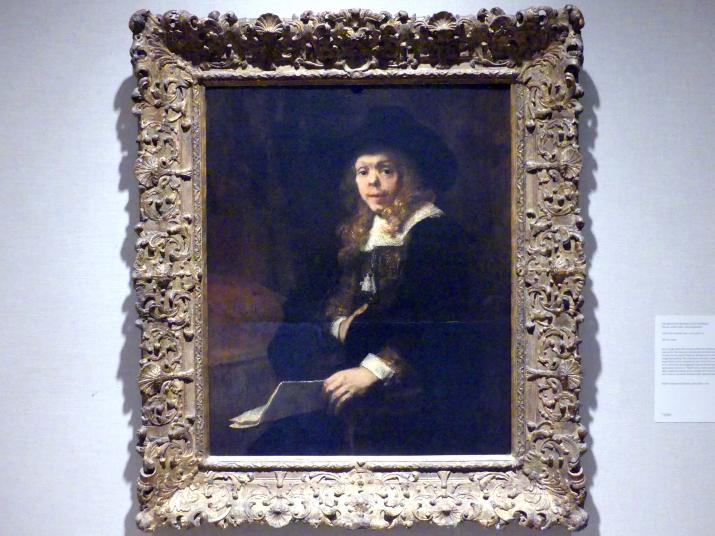 Rembrandt (Rembrandt Harmenszoon van Rijn) (1627–1669), Porträt von Gerard de Lairesse (1641-1711), New York, Metropolitan Museum of Art (Met), Saal 964, 1665–1667, Bild 1/2