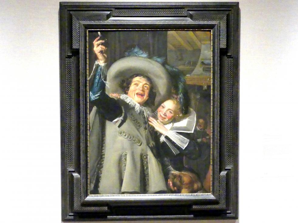 Frans Hals (1616–1664), Junger Mann und Frau in einer Kneipe, New York, Metropolitan Museum of Art (Met), Saal 964, 1623, Bild 1/2