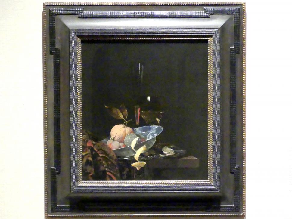 Willem Claeszoon Heda (1631–1659), Stillleben mit Obst, Glaswaren und einer Wanli-Schüssel, New York, Metropolitan Museum of Art (Met), Saal 964, 1659