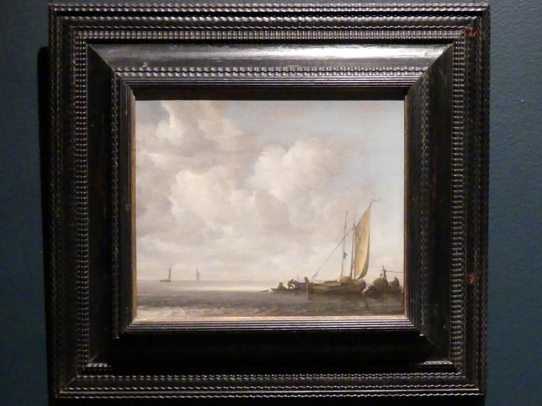 Simon de Vlieger (1640–1649), Ruhige See, New York, Metropolitan Museum of Art (Met), Saal 965, nach 1640