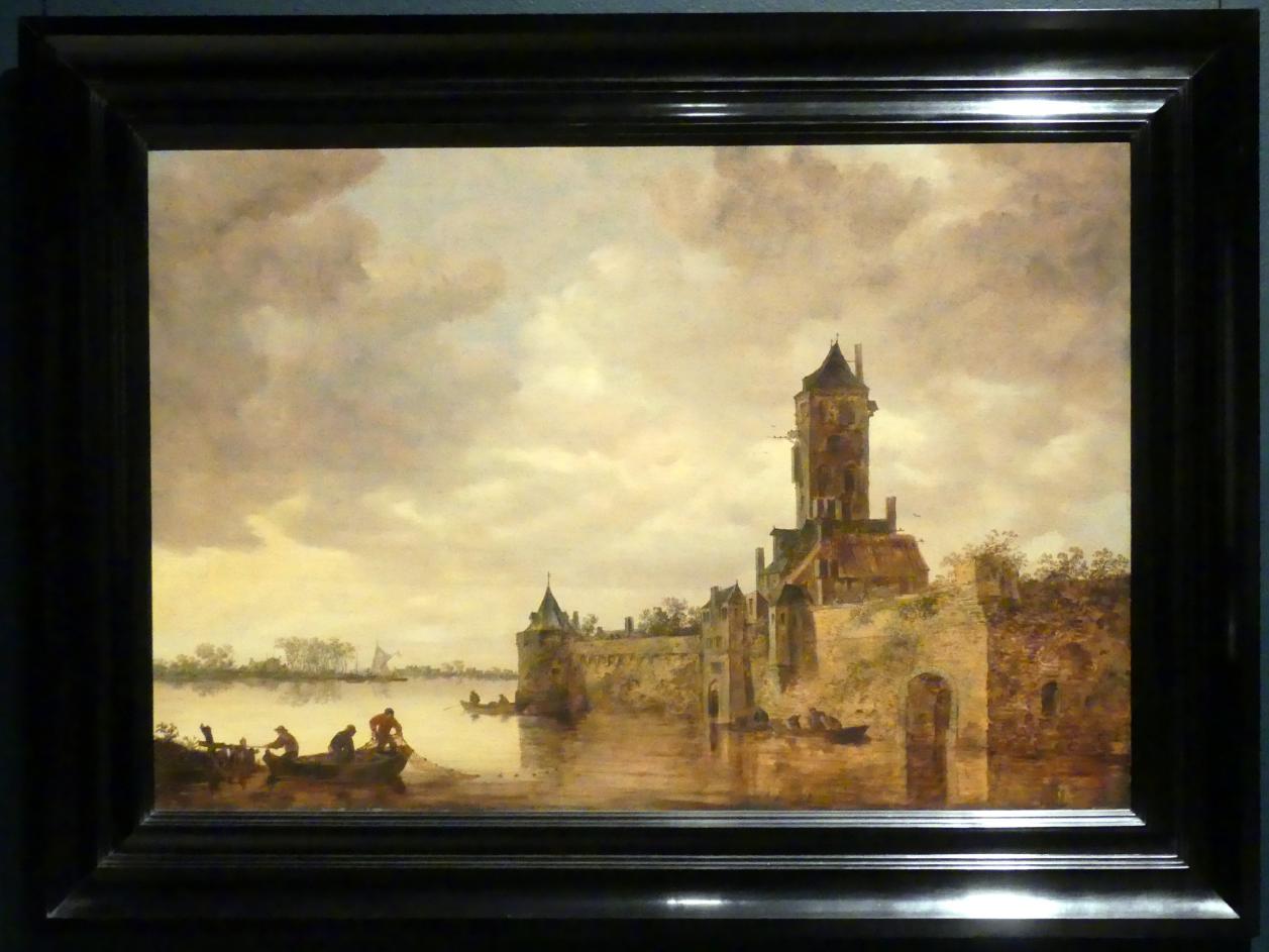 Jan van Goyen (1621–1657), Schloss an einem Fluss, New York, Metropolitan Museum of Art (Met), Saal 965, 1647