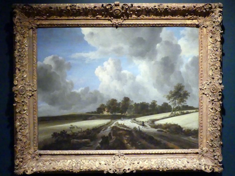 Jacob van Ruisdael (1646–1677), Weizenfelder, New York, Metropolitan Museum of Art (Met), Saal 965, um 1670