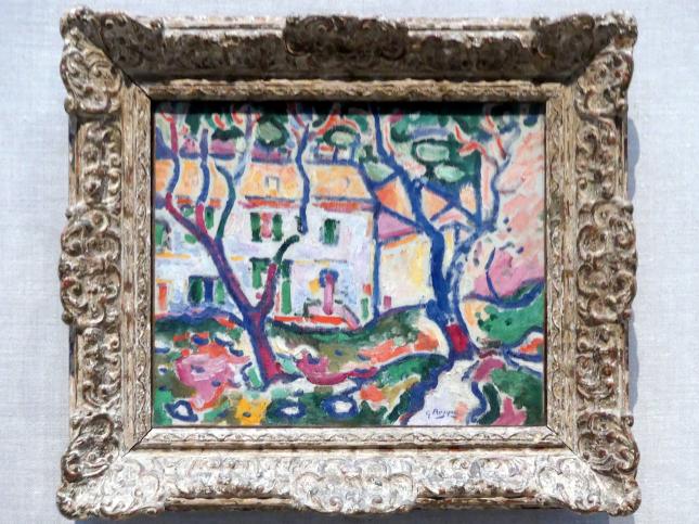 Georges Braque (1906–1956), Haus hinter Bäumen, New York, Metropolitan Museum of Art (Met), Saal 962, 1906–1907, Bild 1/2
