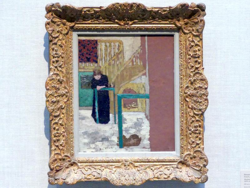 Édouard Vuillard (1889–1939), Frau Vuillard im Studio eines Bühnenbildners, New York, Metropolitan Museum of Art (Met), Saal 962, 1893–1894, Bild 1/2