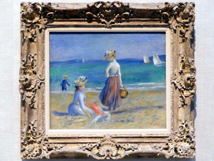Auguste Renoir (Pierre-Auguste Renoir) (1866–1918), Figuren am Strand, New York, Metropolitan Museum of Art (Met), Saal 961, 1890, Bild 1/2