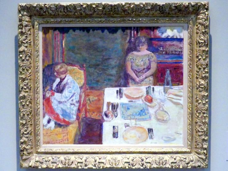 Pierre Bonnard (1893–1943), Vor dem Abendessen, New York, Metropolitan Museum of Art (Met), Saal 955, 1924, Bild 1/2