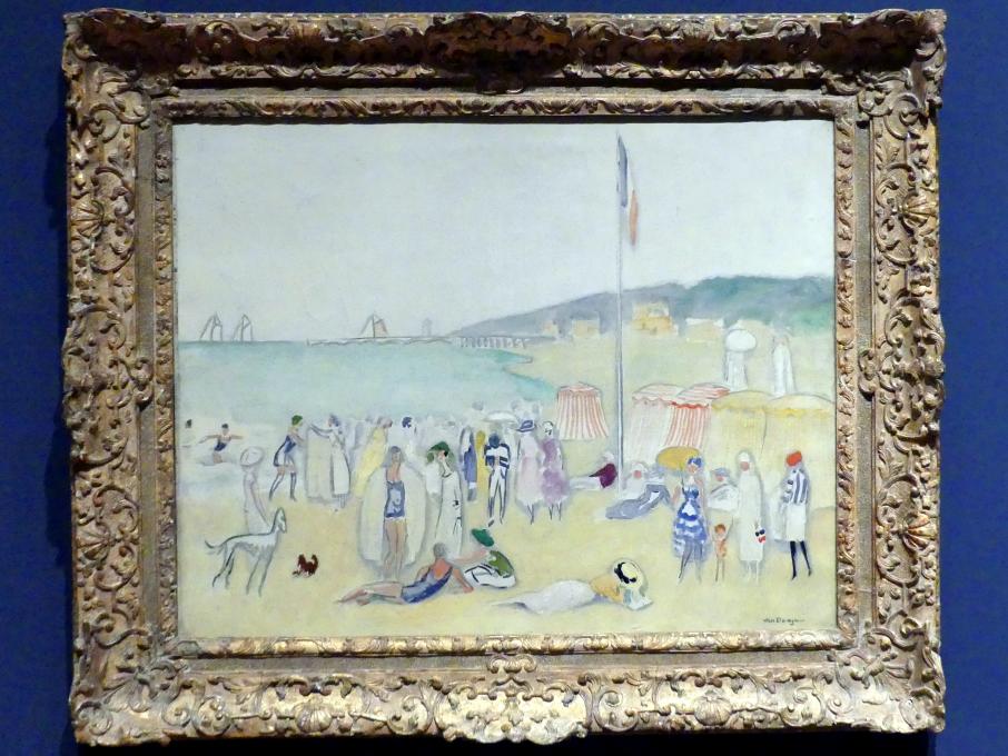 Kees van Dongen (1904–1955), Der Strand bei Deauville, New York, Metropolitan Museum of Art (Met), Saal 955, 1945–1955, Bild 1/2