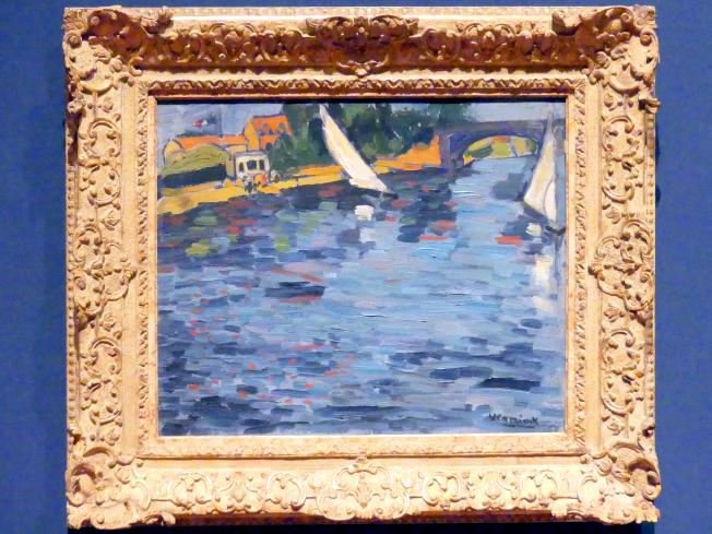 Maurice de Vlaminck (1905–1930), Segelboote bei Chatou, New York, Metropolitan Museum of Art (Met), Saal 955, 1906