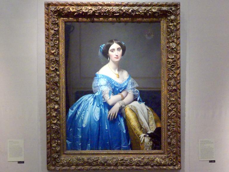 Jean-Auguste-Dominique Ingres (1805–1856), Éléonore‑Marie‑Pauline de Galard de Brassac de Béarn (1825–1860), Princesse de Broglie, New York, Metropolitan Museum of Art (Met), Saal 957, 1851–1853