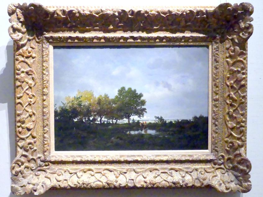 Théodore Rousseau (1827–1862), Der Teich, New York, Metropolitan Museum of Art (Met), Saal 957, 1855