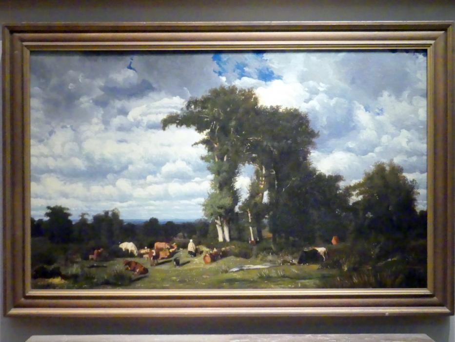 Jules Dupré (1836–1865), Landschaft mit Rindern in Limousin, New York, Metropolitan Museum of Art (Met), Saal 957, 1837, Bild 1/2