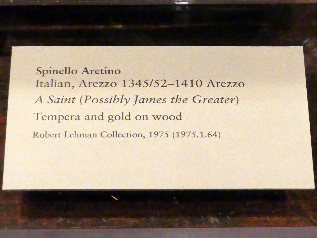 Spinello Aretino (1401), Ein Heiliger (Jakobus der Ältere ?), New York, Metropolitan Museum of Art (Met), Saal 954, Undatiert, Bild 2/2