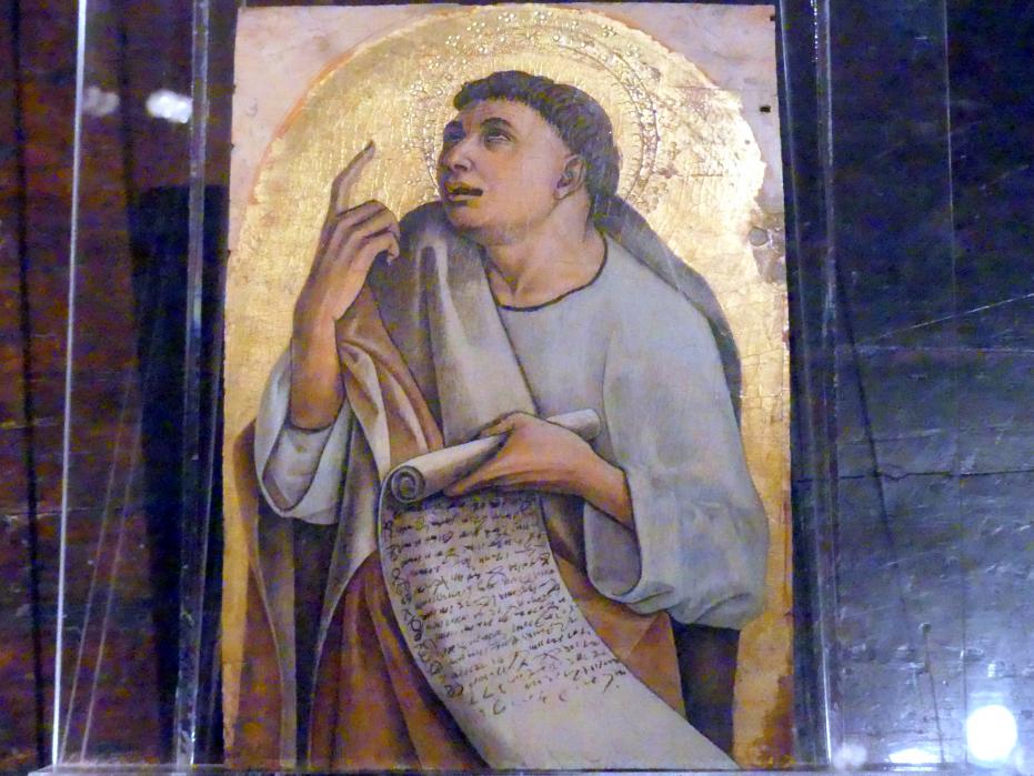 Carlo Crivelli (1472–1492), Ein Apostel, New York, Metropolitan Museum of Art (Met), Saal 954, um 1471–1473, Bild 1/2
