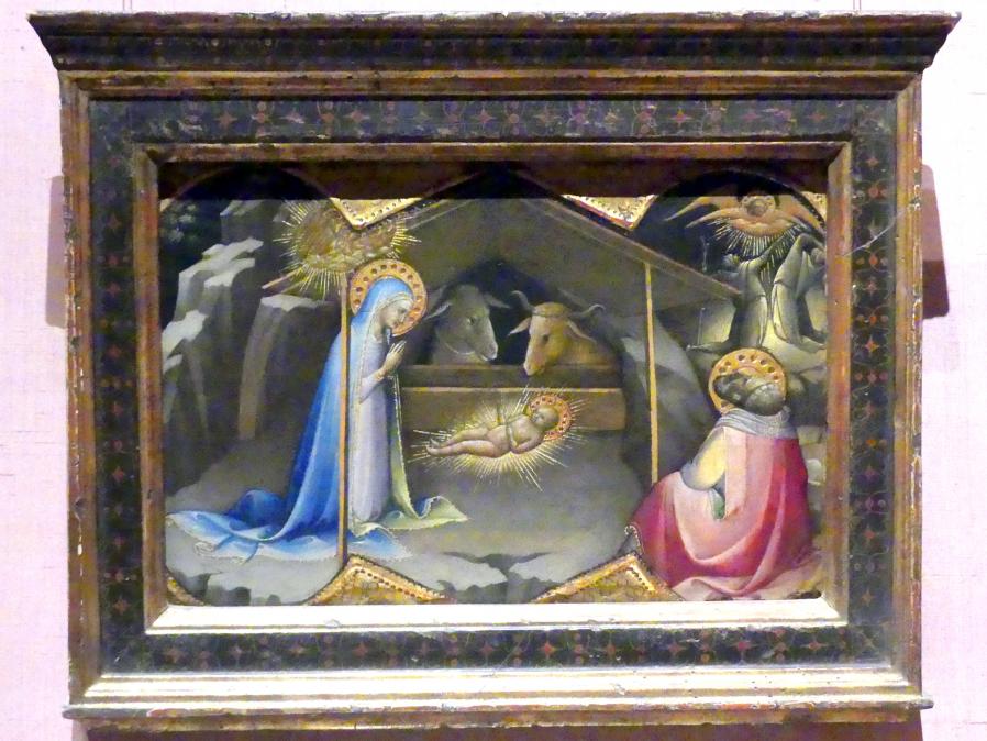 Lorenzo Monaco (Piero di Giovanni) (1387–1415), Anbetung des Christkindes, New York, Metropolitan Museum of Art (Met), Saal 952, um 1406–1410