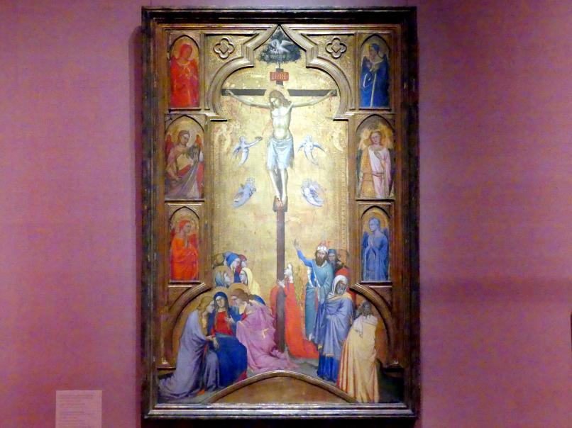 Orcagna (Andrea di Cione) (1365), Die Kreuzigung, New York, Metropolitan Museum of Art (Met), Saal 952, um 1365, Bild 1/2