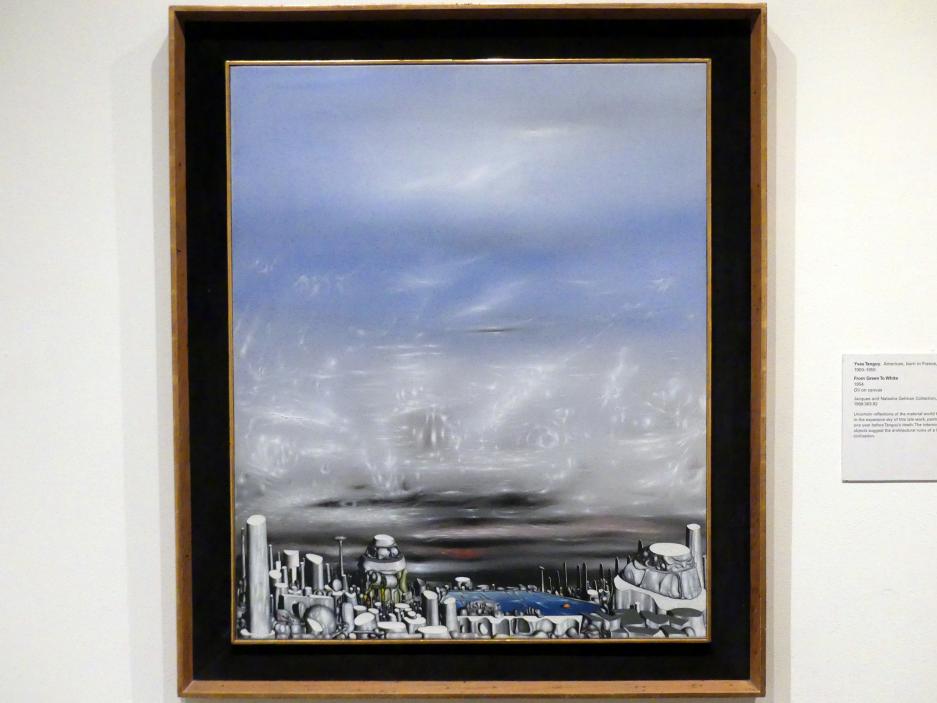 Yves Tanguy (1926–1954), Von Grün nach Weiß, New York, Metropolitan Museum of Art (Met), Saal 907, 1954