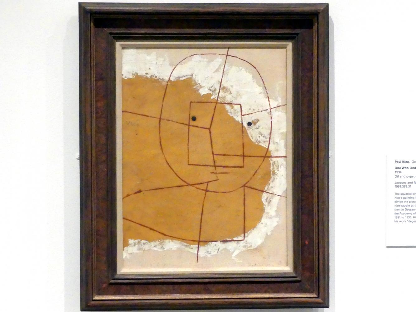 Paul Klee (1904–1940), Einer, der versteht, New York, Metropolitan Museum of Art (Met), Saal 906, 1934, Bild 1/2