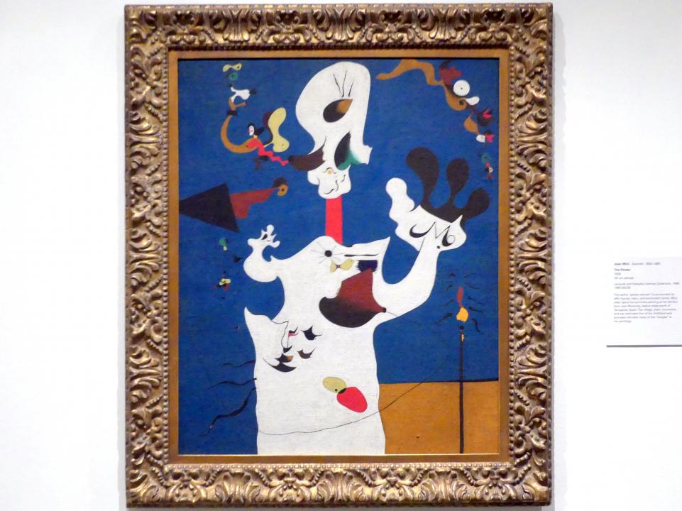 Joan Miró (1917–1970), Die Kartoffel, New York, Metropolitan Museum of Art (Met), Saal 906, 1928, Bild 1/2