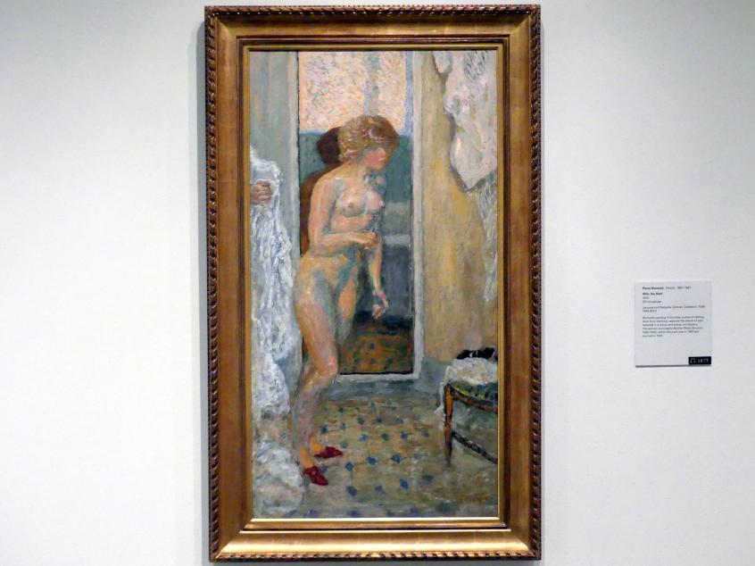 Pierre Bonnard (1893–1943), Nach dem Bad, New York, Metropolitan Museum of Art (Met), Saal 905, 1910, Bild 1/2