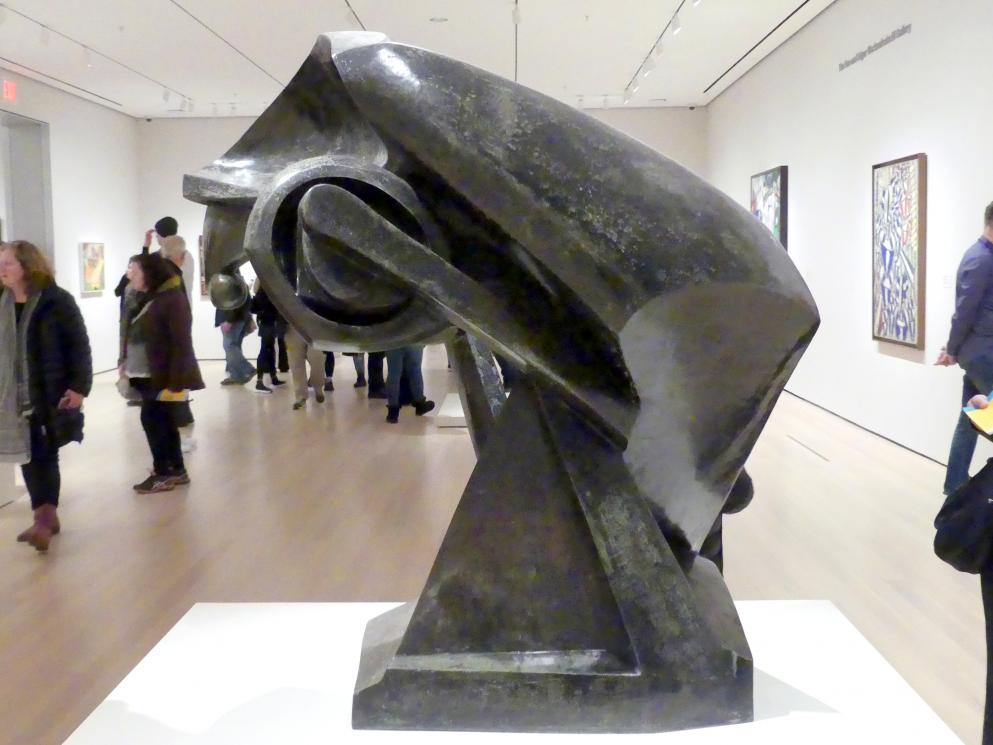 Raymond Duchamp-Villon (1914–1917), Das Pferd, New York, Museum of Modern Art (MoMA), Saal 505, 1914, Bild 3/4