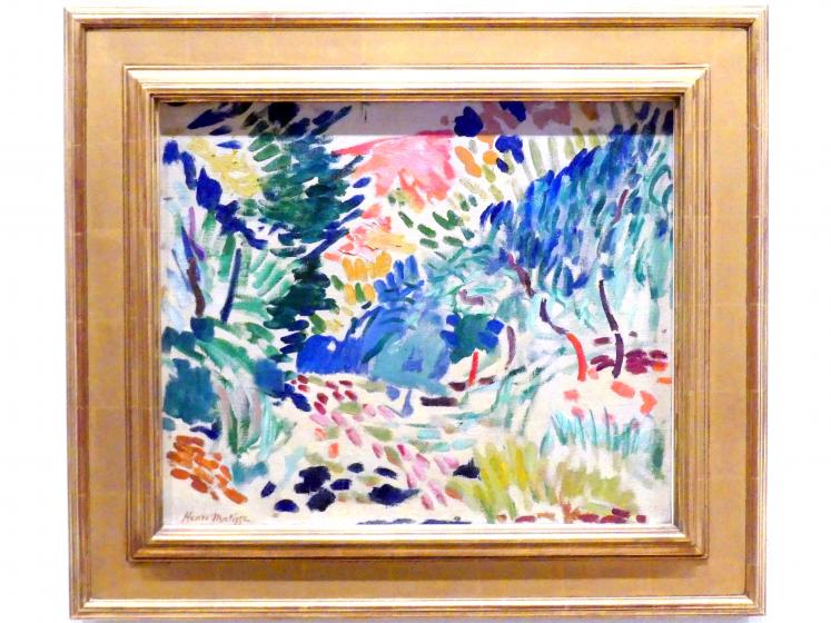Henri Matisse (1898–1953), Landschaft bei Collioure, New York, Museum of Modern Art (MoMA), Saal 506, 1905, Bild 1/2