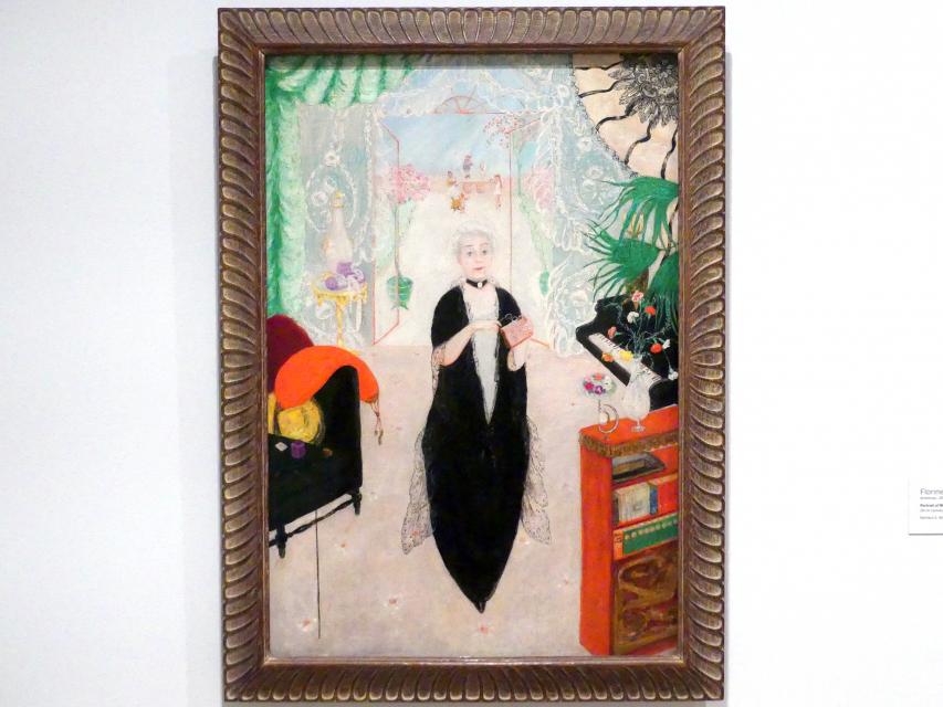 Florine Stettheimer (1912–1942), Porträt meiner Mutter, New York, Museum of Modern Art (MoMA), Saal 509, 1925, Bild 1/2