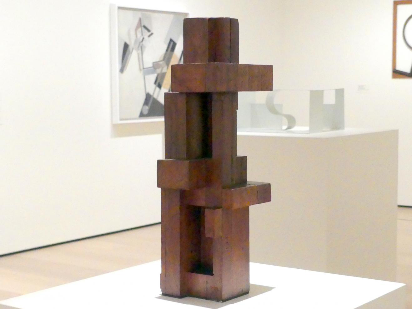 Georges Vantongerloo (1921–1936), Konstruktion von Volumenbeziehungen, New York, Museum of Modern Art (MoMA), Saal 512, 1921, Bild 2/5