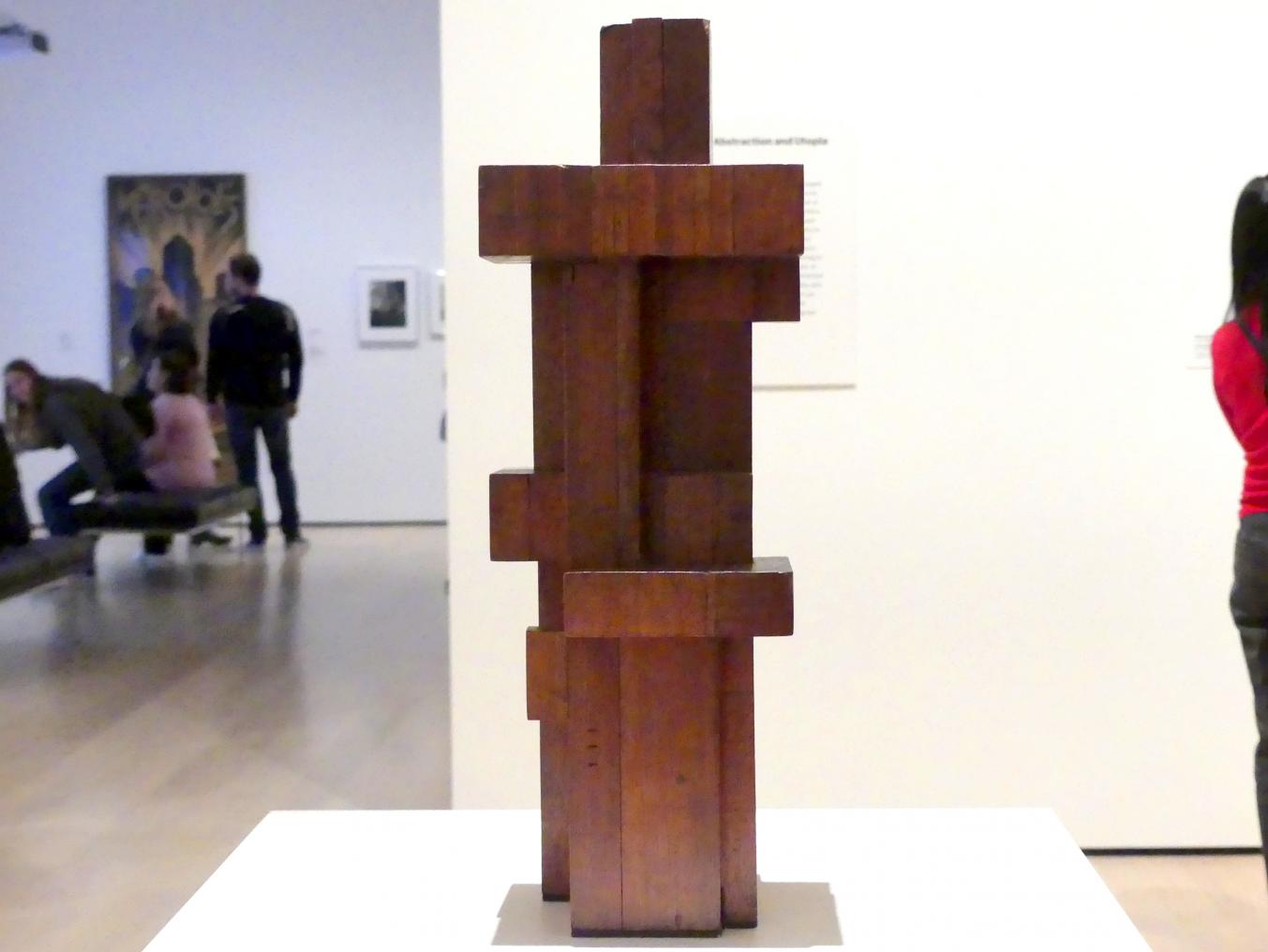 Georges Vantongerloo (1921–1936), Konstruktion von Volumenbeziehungen, New York, Museum of Modern Art (MoMA), Saal 512, 1921, Bild 3/5