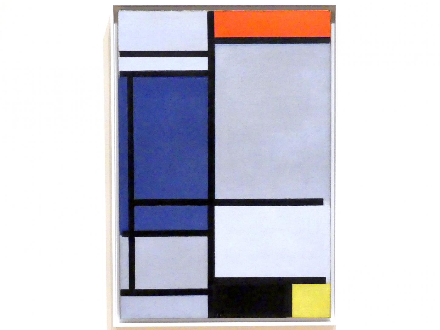 Piet Mondrian (1908–1942), Komposition mit Rot, Blau, Schwarz, Gelb und Grau, New York, Museum of Modern Art (MoMA), Saal 512, 1921