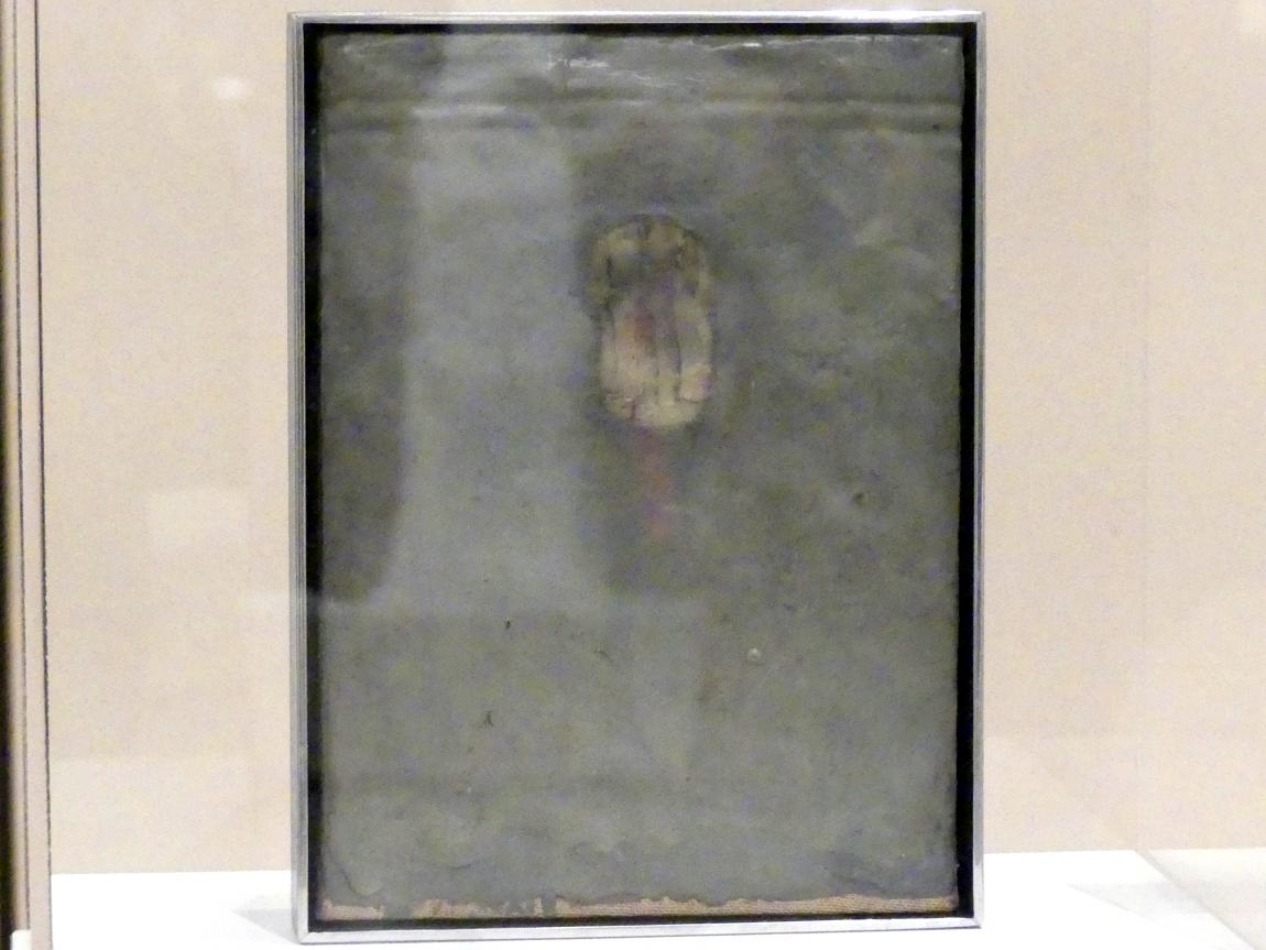 Jasper Johns (1954–1969), Gemälde von einem Mann gebissen, New York, Museum of Modern Art (MoMA), Saal 516, 1961