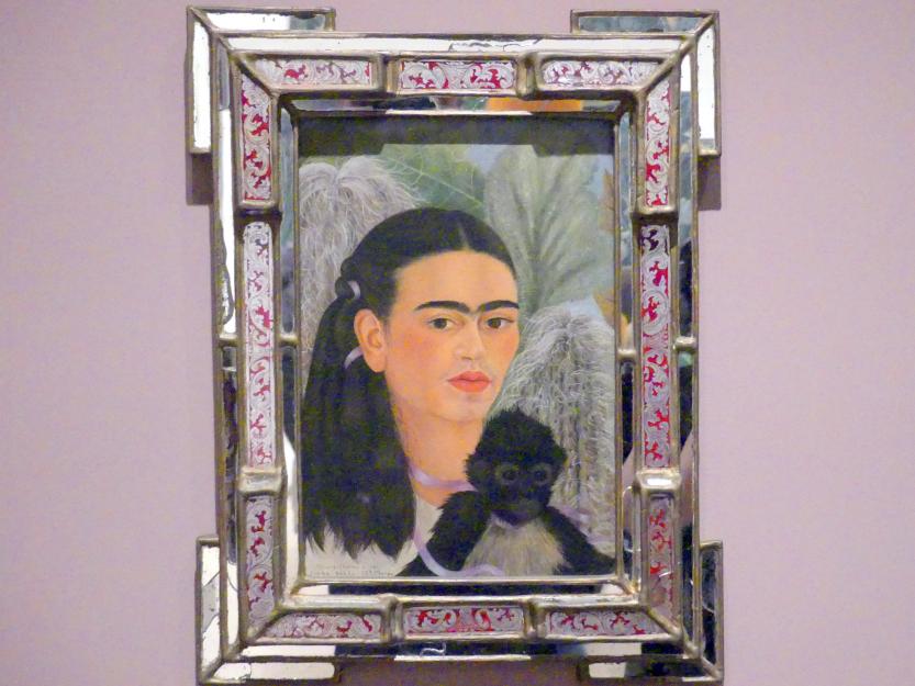 Frida Kahlo (1932–1940), Fulang Chang und ich, New York, Museum of Modern Art (MoMA), Saal 517, 1937, Bild 1/3