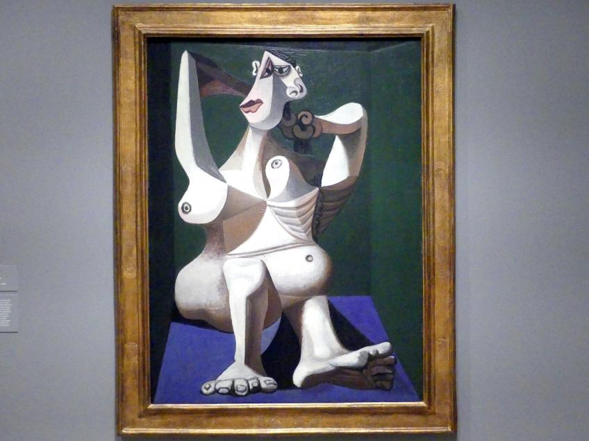 Pablo Picasso (1897–1972), Frau beim Haare richten, New York, Museum of Modern Art (MoMA), Saal 522, 1940, Bild 1/2