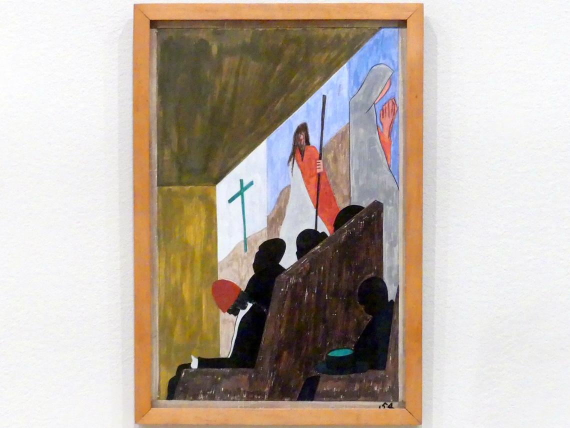 Jacob Lawrence (1940), Aus der Serie Migration, #54, New York, Museum of Modern Art (MoMA), Saal 402, 1940–1941, Bild 1/3