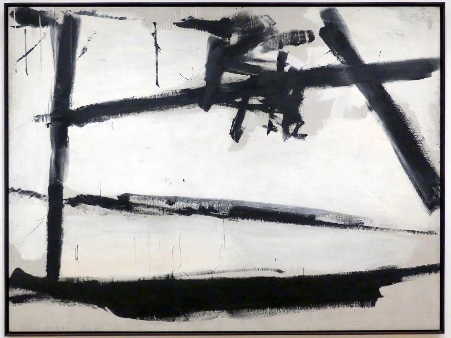 Franz Kline (1950–1960), Gemälde Nummer 2, New York, Museum of Modern Art (MoMA), Saal 403, 1954