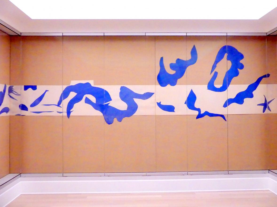 Henri Matisse (1898–1953), Der Swimmingpool, New York, Museum of Modern Art (MoMA), Saal 406, 1952