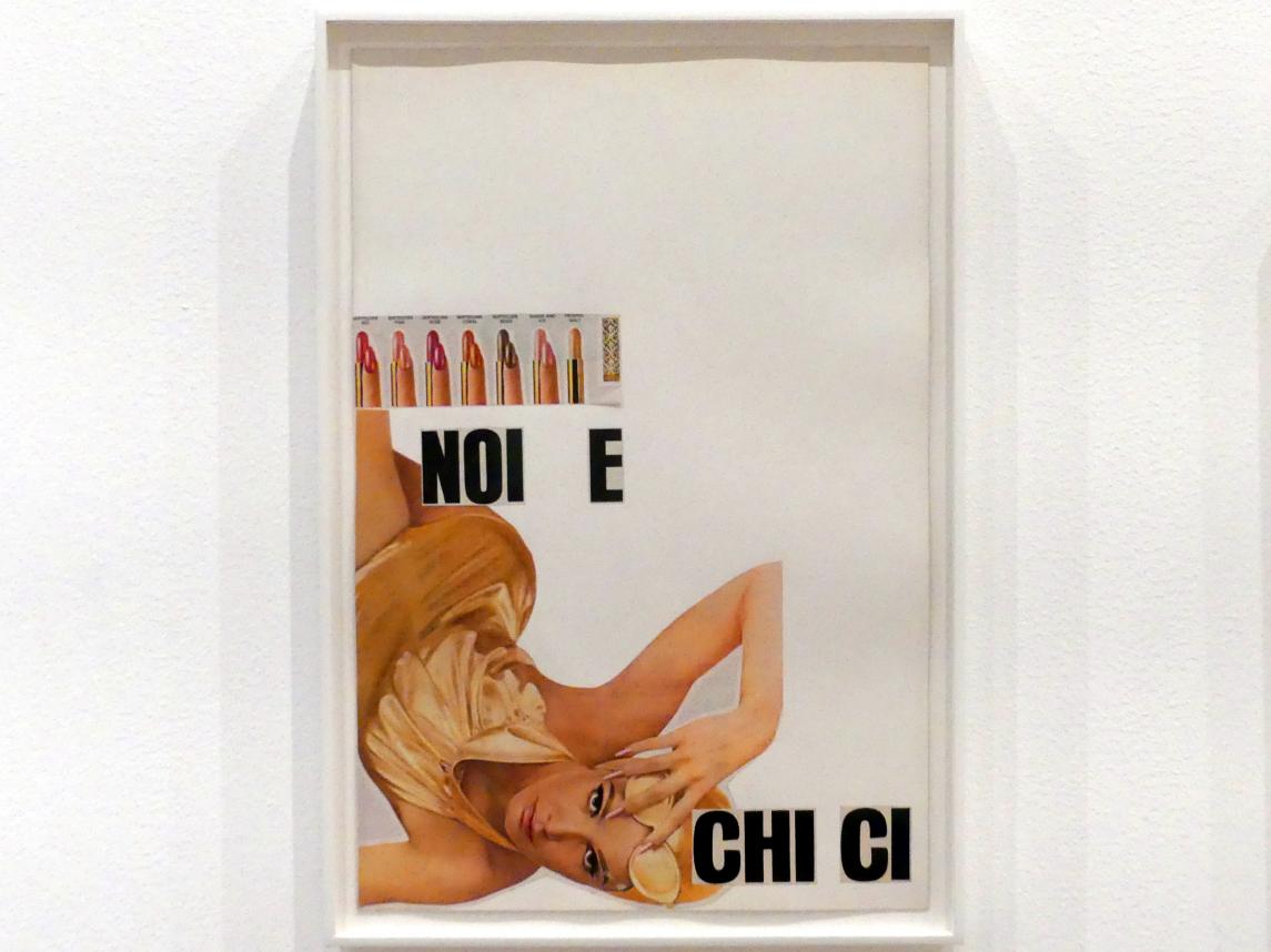 Ketty La Rocca (1964), Noi e chi ci - Wir und diese welche, New York, Museum of Modern Art (MoMA), Saal 412, 1964–1965, Bild 1/2