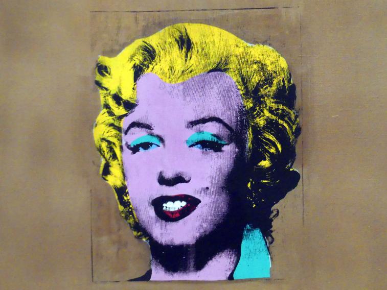 Andy Warhol (1956–1986), Gold Marilyn Monroe, New York, Museum of Modern Art (MoMA), Saal 412, 1962, Bild 2/3