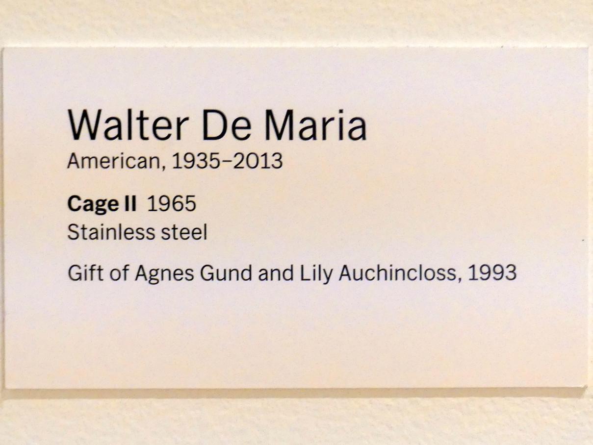 Walter De Maria (1965), Käfig II, New York, Museum of Modern Art (MoMA), Saal 413, 1965, Bild 4/4