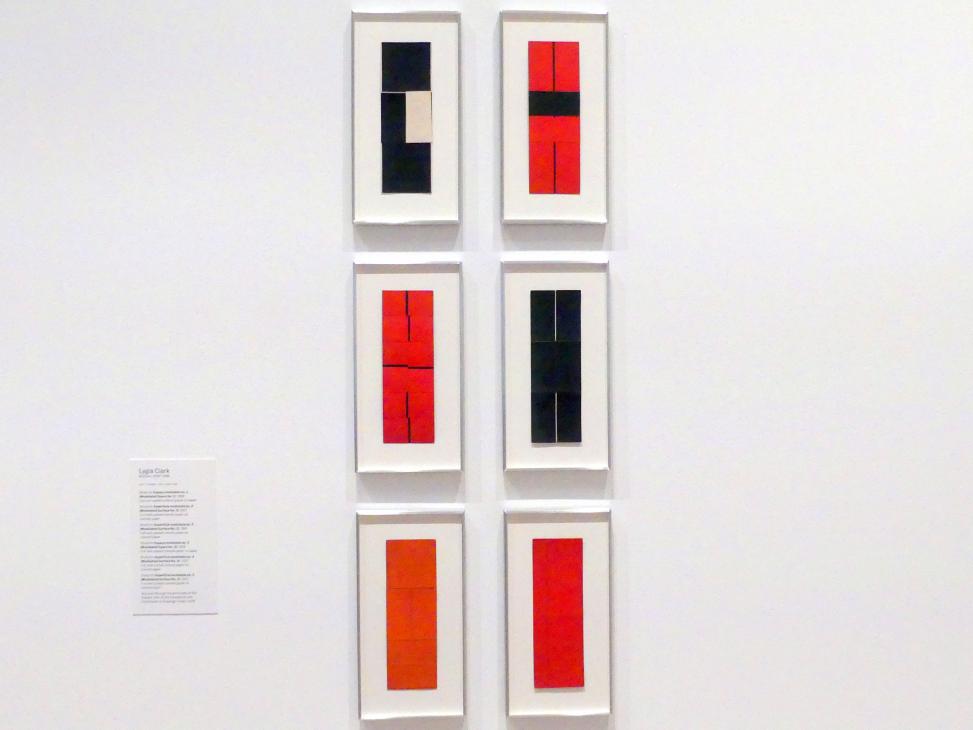 Lygia Clark (1957–1966), Studie für modulierten Raum Nr. 1, New York, Museum of Modern Art (MoMA), Saal 417, 1958, Bild 2/3