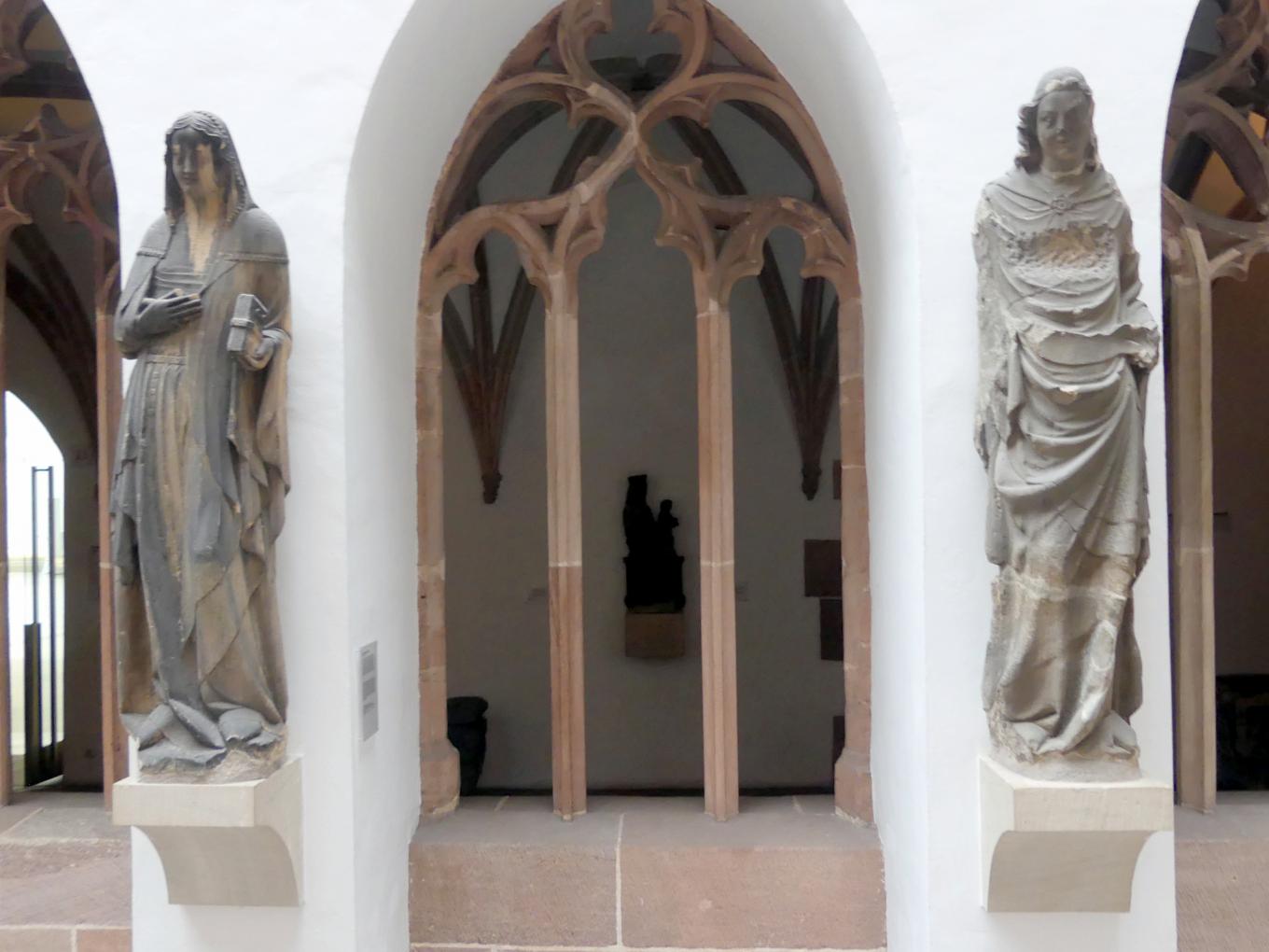 Verkündigung an Maria, Nürnberg, Stadtpfarrkirche Zu Unserer lieben Frau (Frauenkirche), jetzt Nürnberg, Germanisches Nationalmuseum, Saal 31, um 1360, Bild 1/10