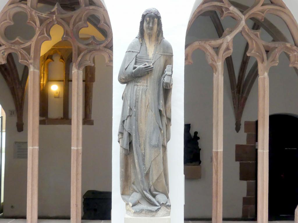 Verkündigung an Maria, Nürnberg, Stadtpfarrkirche Zu Unserer lieben Frau (Frauenkirche), jetzt Nürnberg, Germanisches Nationalmuseum, Saal 31, um 1360, Bild 2/10