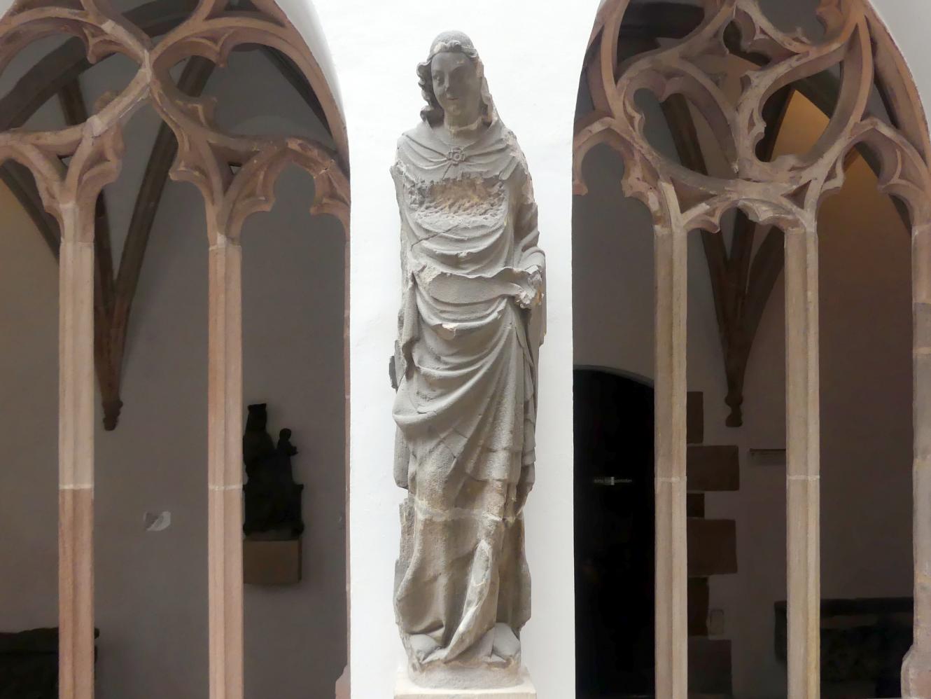 Verkündigung an Maria, Nürnberg, Stadtpfarrkirche Zu Unserer lieben Frau (Frauenkirche), jetzt Nürnberg, Germanisches Nationalmuseum, Saal 31, um 1360, Bild 6/10