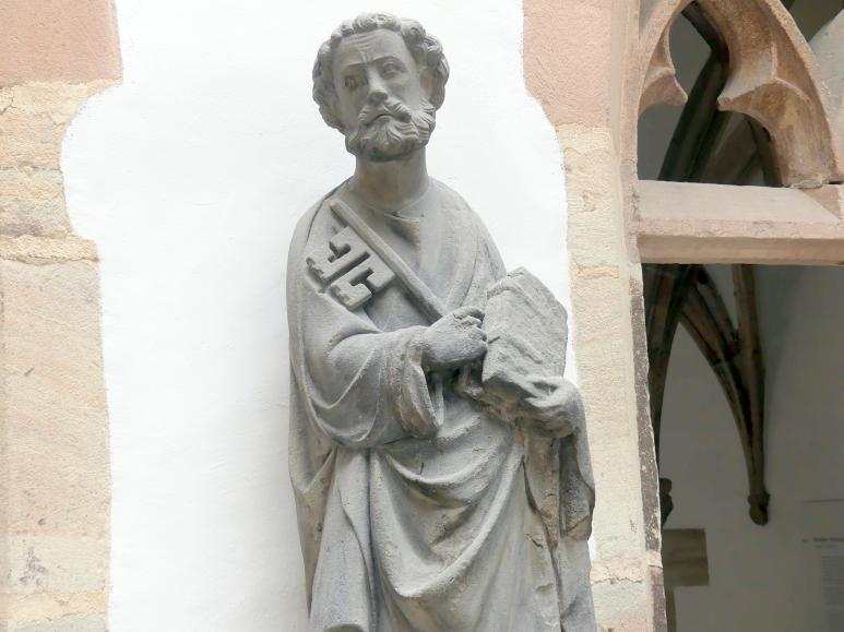 Hl. Petrus, Nürnberg, Kirche St. Sebald, jetzt Nürnberg, Germanisches Nationalmuseum, Saal 31, um 1310, Bild 3/4