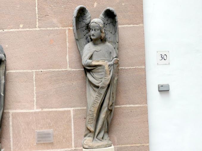 Verkündigung an Maria, Nürnberg, Stadtpfarrkirche Zu Unserer lieben Frau (Frauenkirche), jetzt Nürnberg, Germanisches Nationalmuseum, Saal 30, um 1360, Bild 3/6