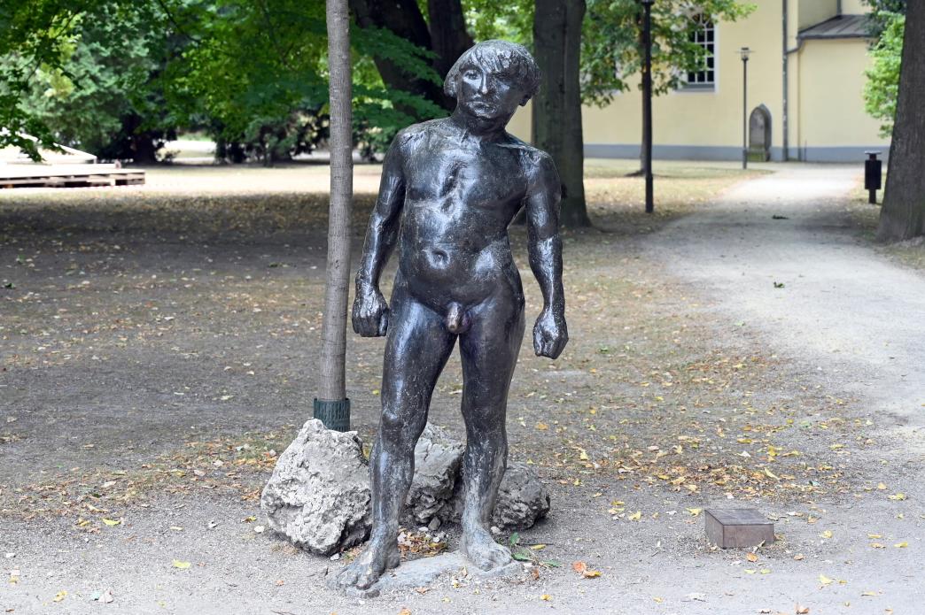 Waldemar Grzimek (1957–1970), Bedrohter II, Regensburg, Stadtpark, 1970, Bild 6/13