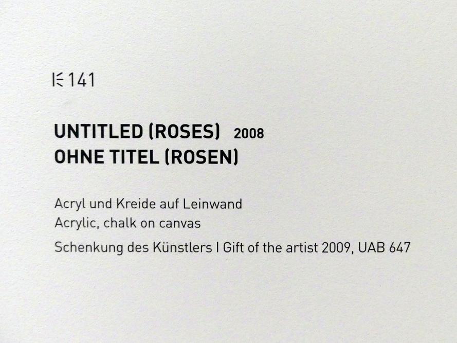 Cy Twombly (1953–2011), Ohne Titel (Rosen), München, Museum Brandhorst, Saal 1.5, 2008, Bild 2/2