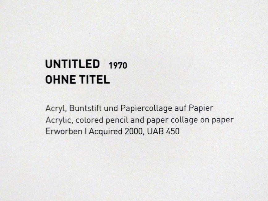 Cy Twombly (1953–2011), Ohne Titel, München, Museum Brandhorst, Saal 1.6, 1970, Bild 2/2