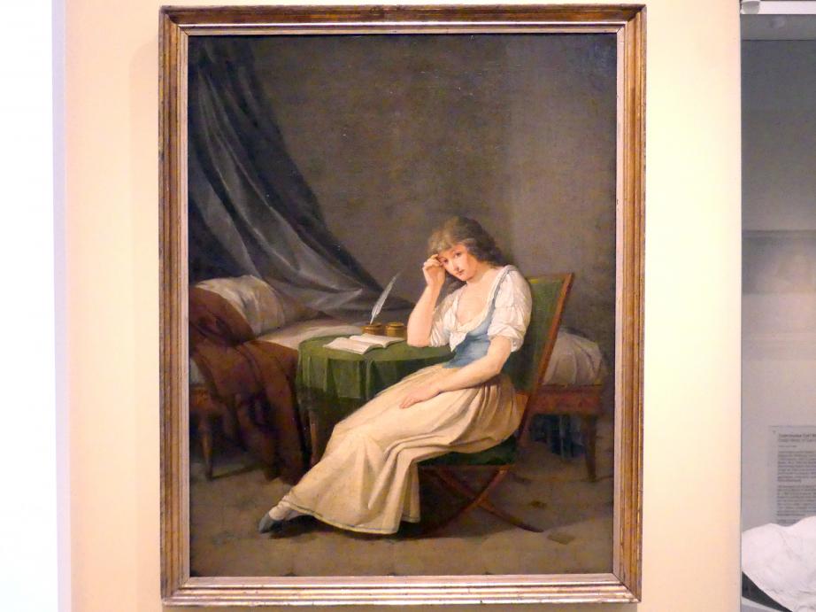 Philipp Friedrich Hetsch (1777–1808), Jungen Mädchen beim Schreiben, Nürnberg, Germanisches Nationalmuseum, 19. Jahrhundert - 4, 1799